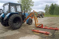 Косилка К-78М на шасси трактора МТЗ